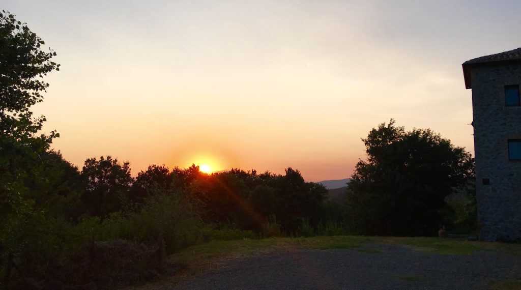 The sunset at Pulicaro