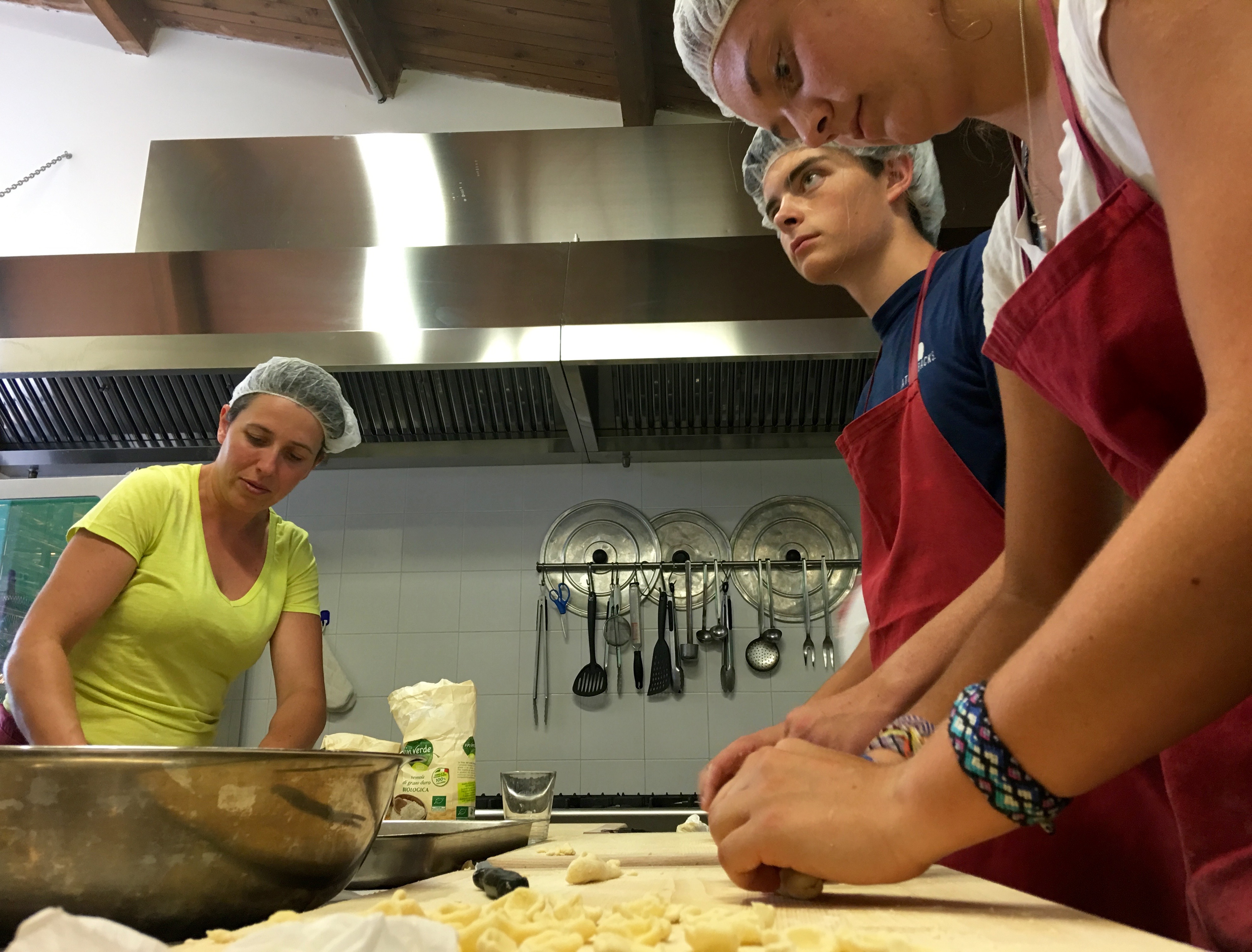 Creating orecchiette from scratch
