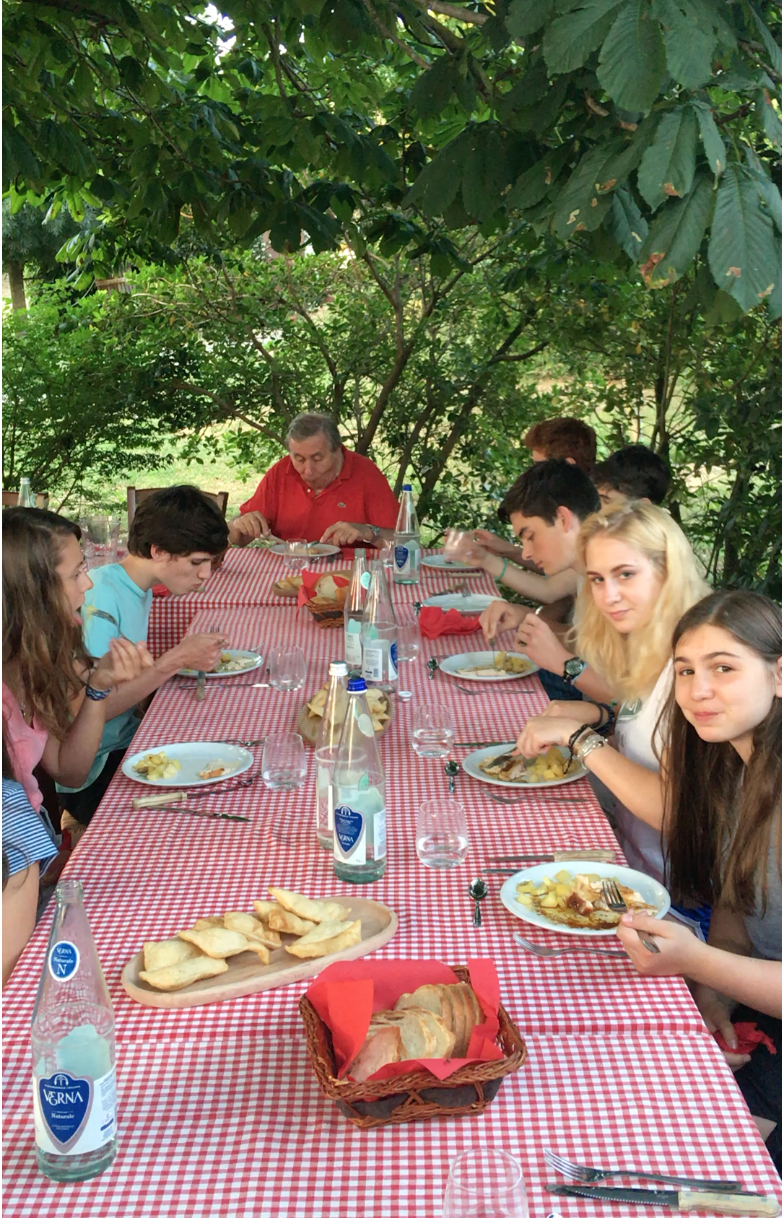 Our first time at the table together