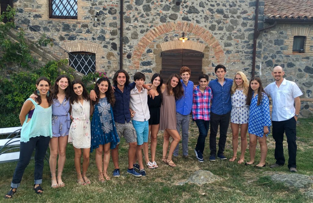 All dressed up for the Cena Finale!