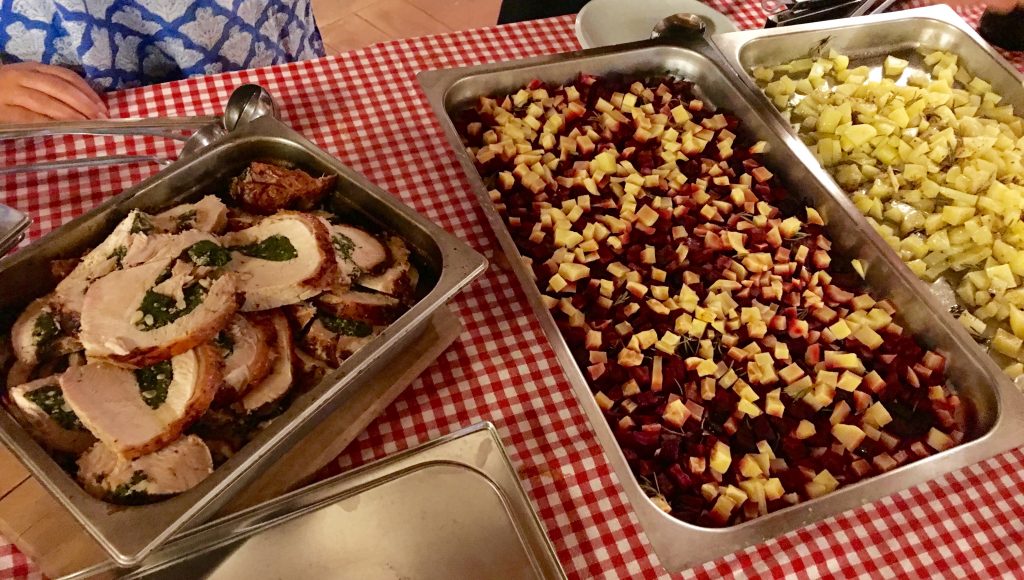 Stuffed Turkey Breast and Roasted Farm Veggies